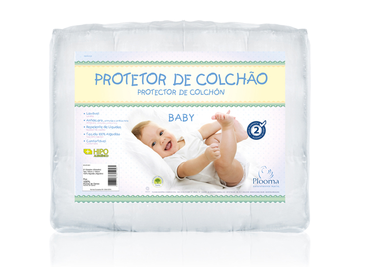 protetor de colcho baby etiqueta enviar